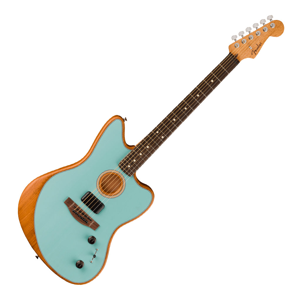 Fender Acoustasonic Player Jazzmaster Rosewood Fingerboard Ice Blue