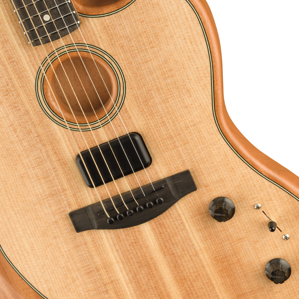 Fender American Acoustasonic Jazzmaster Natural Ebony Fingerboard