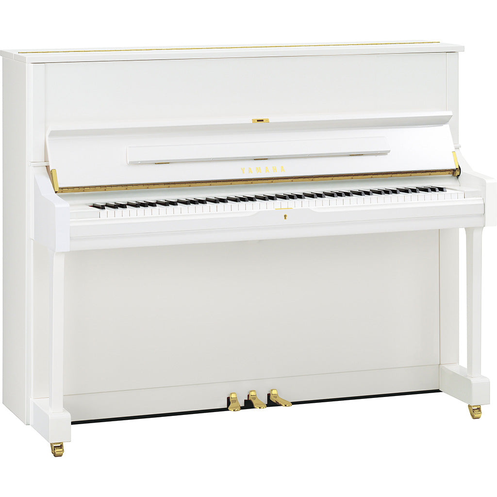 Yamaha U1PWHQ Upright Piano - Polished White