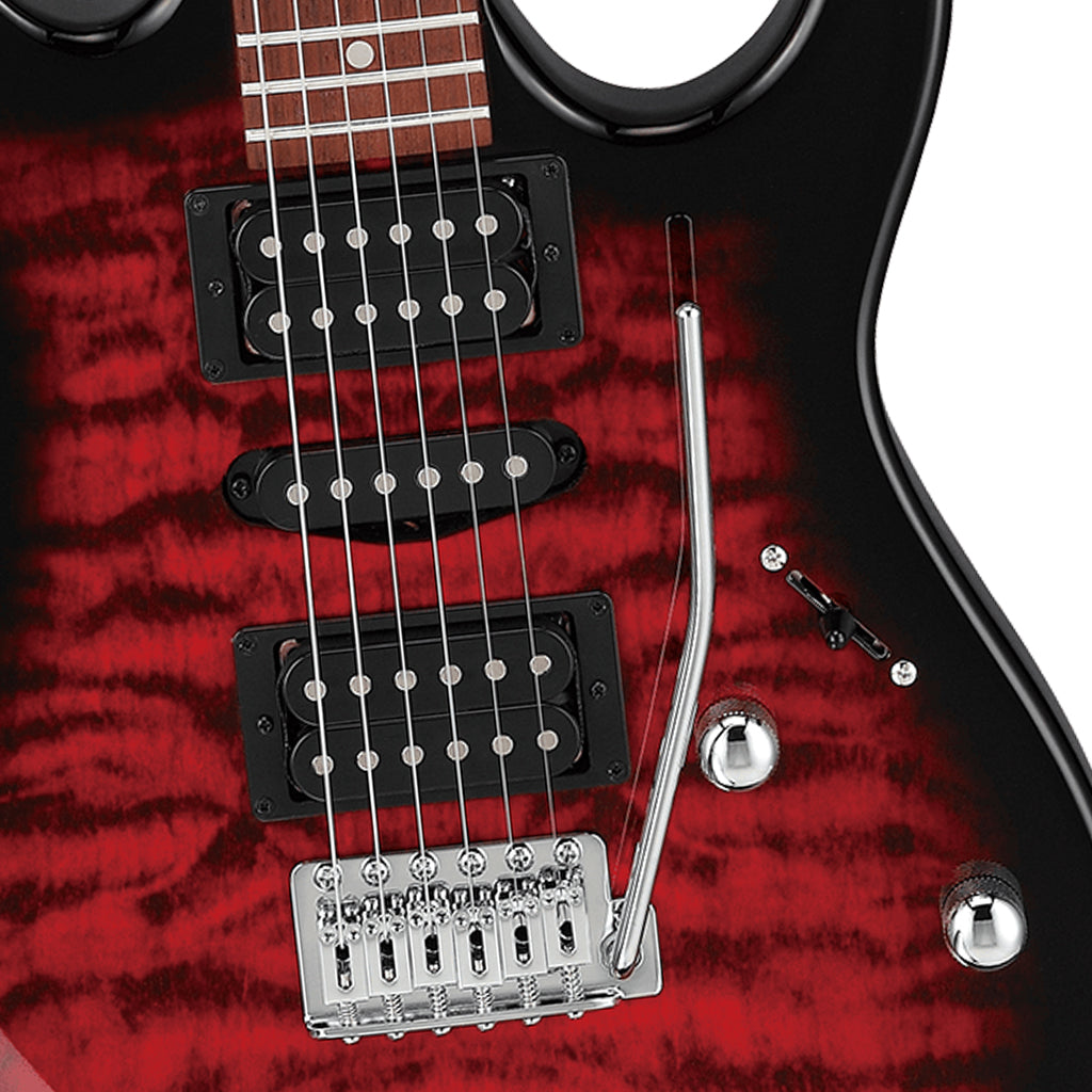 Ibanez RX70QA Transparent Red Burst