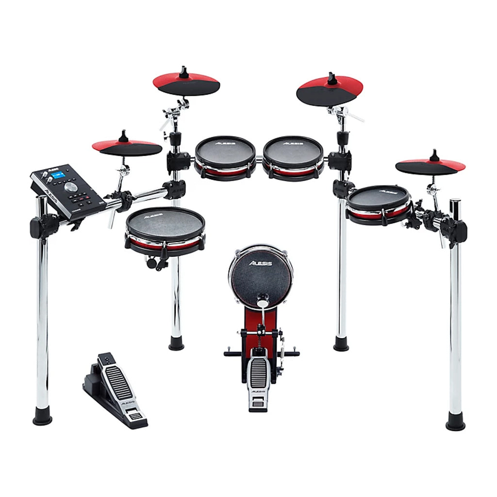 Alesis - Command Mesh X - 5-Piece Electronic Drum Kit with Kick Pedal
