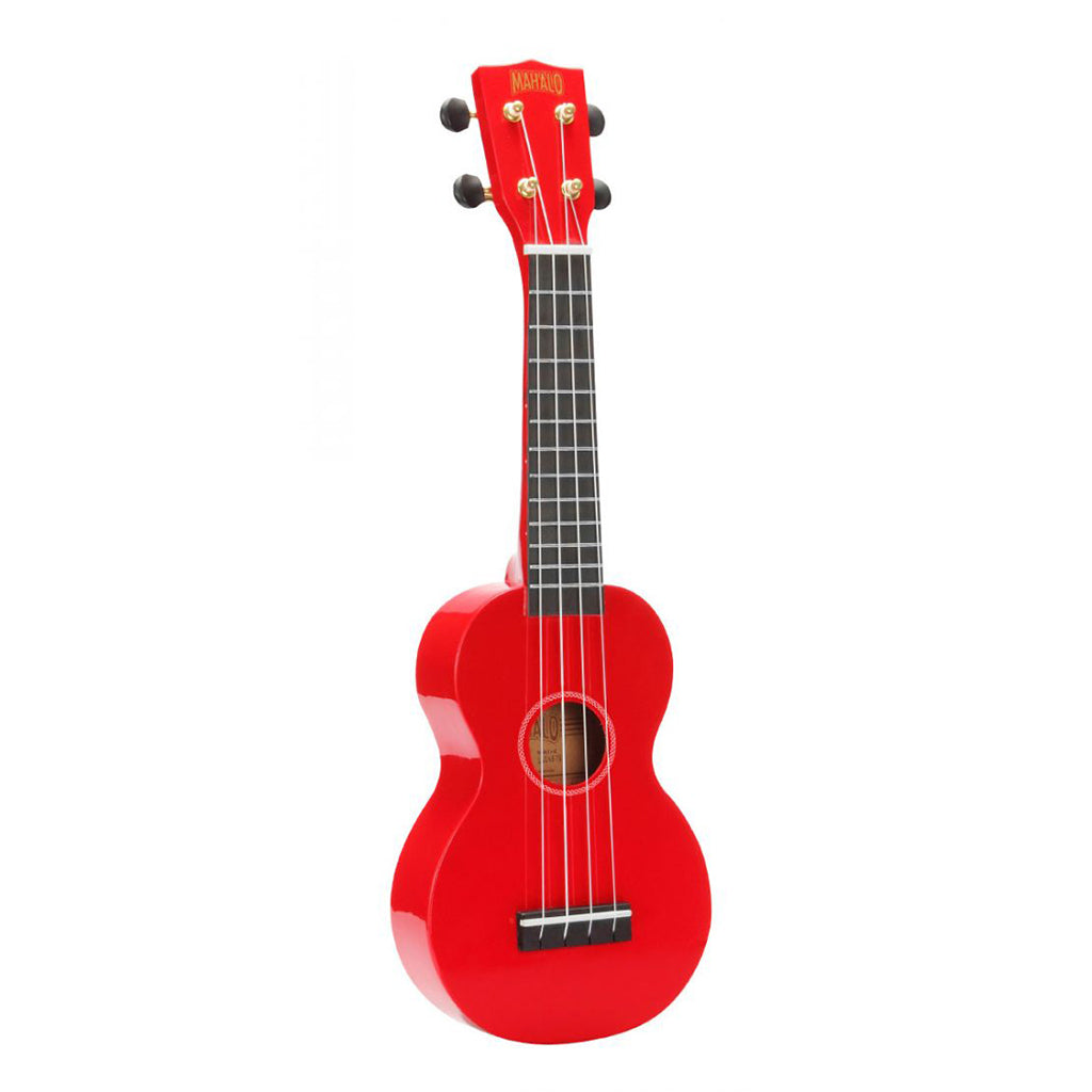 Mahalo Rainbow Soprano Ukulele - Red