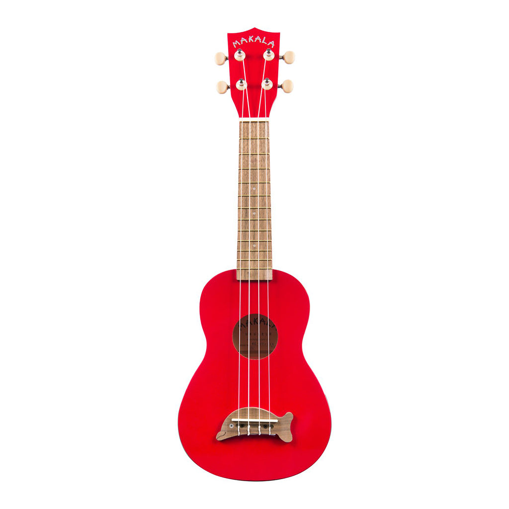 Makala Soprano Ukulele Dolphin Bridge - Red