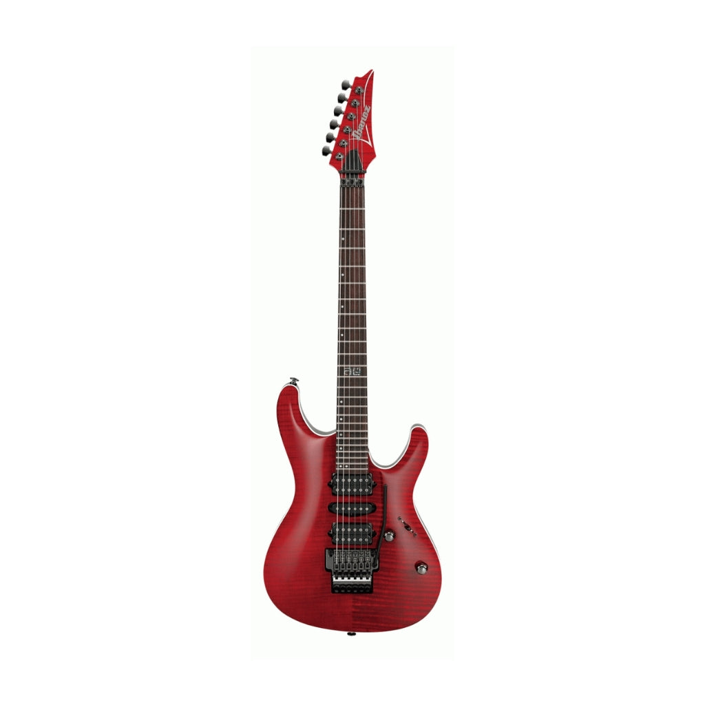 Ibanez - KIKO100 Kiko Signature Model Electric Guitar with Case - Transparent Ruby Red