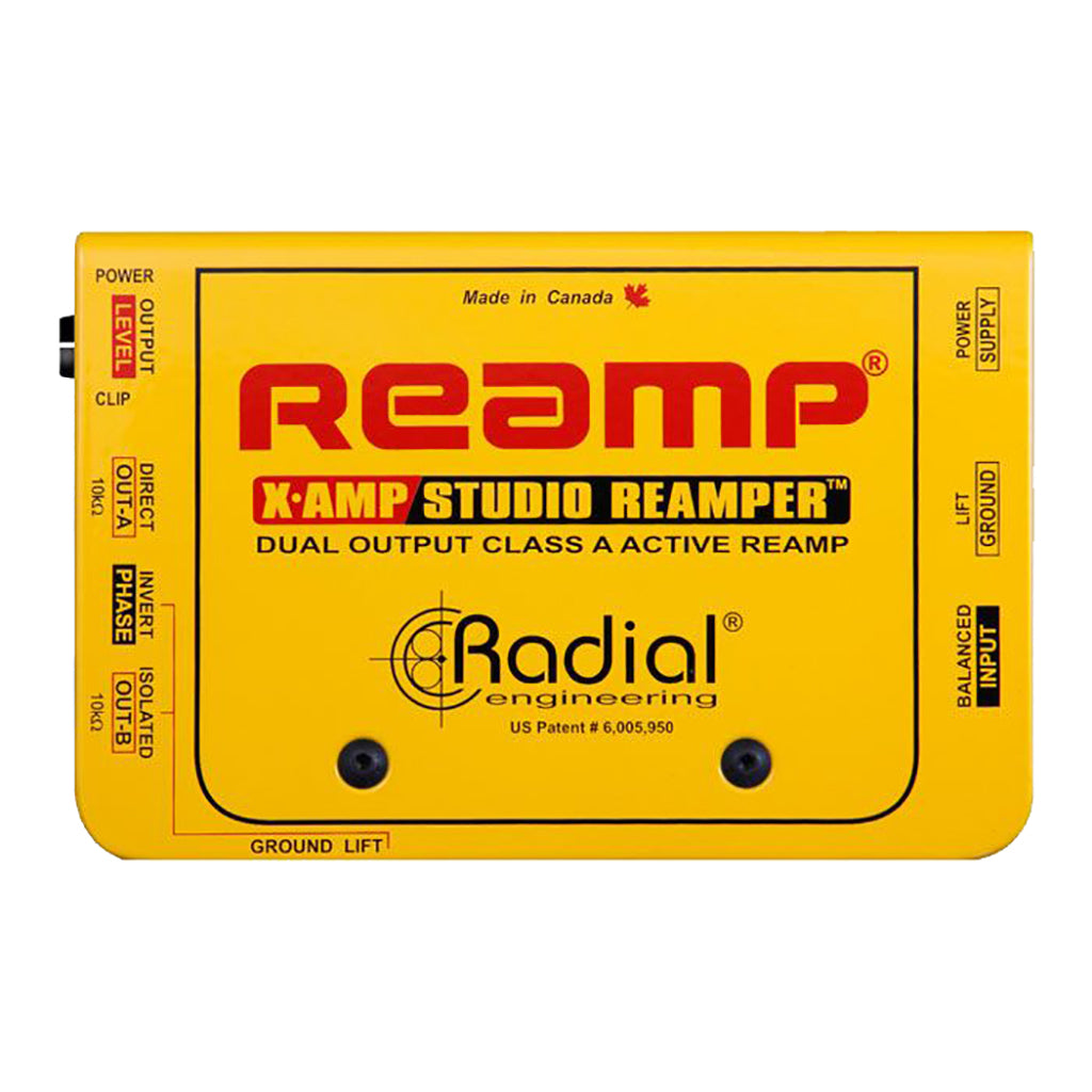 Radial X-AMP - Active Class-A Re-amping Device, Dual Output. PSU Included