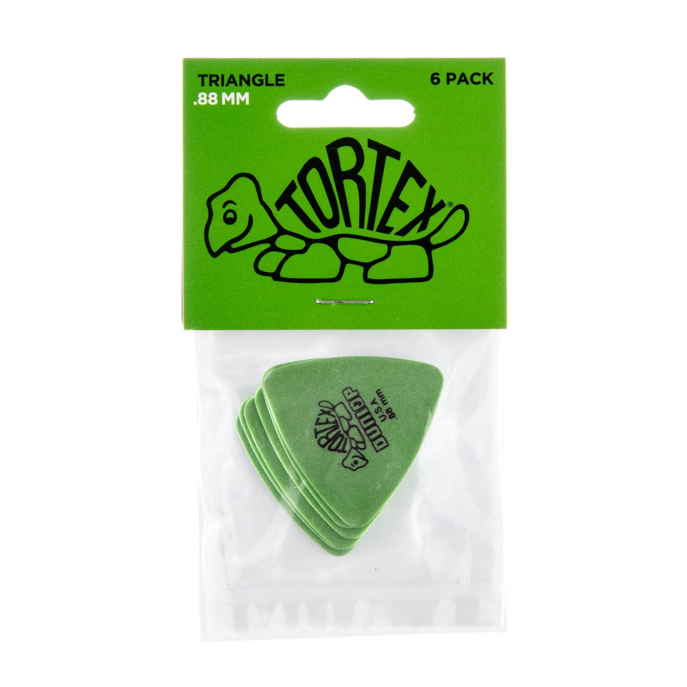Dunlop JPT288 - 0.88mm Tortex Triangle Picks 6pk