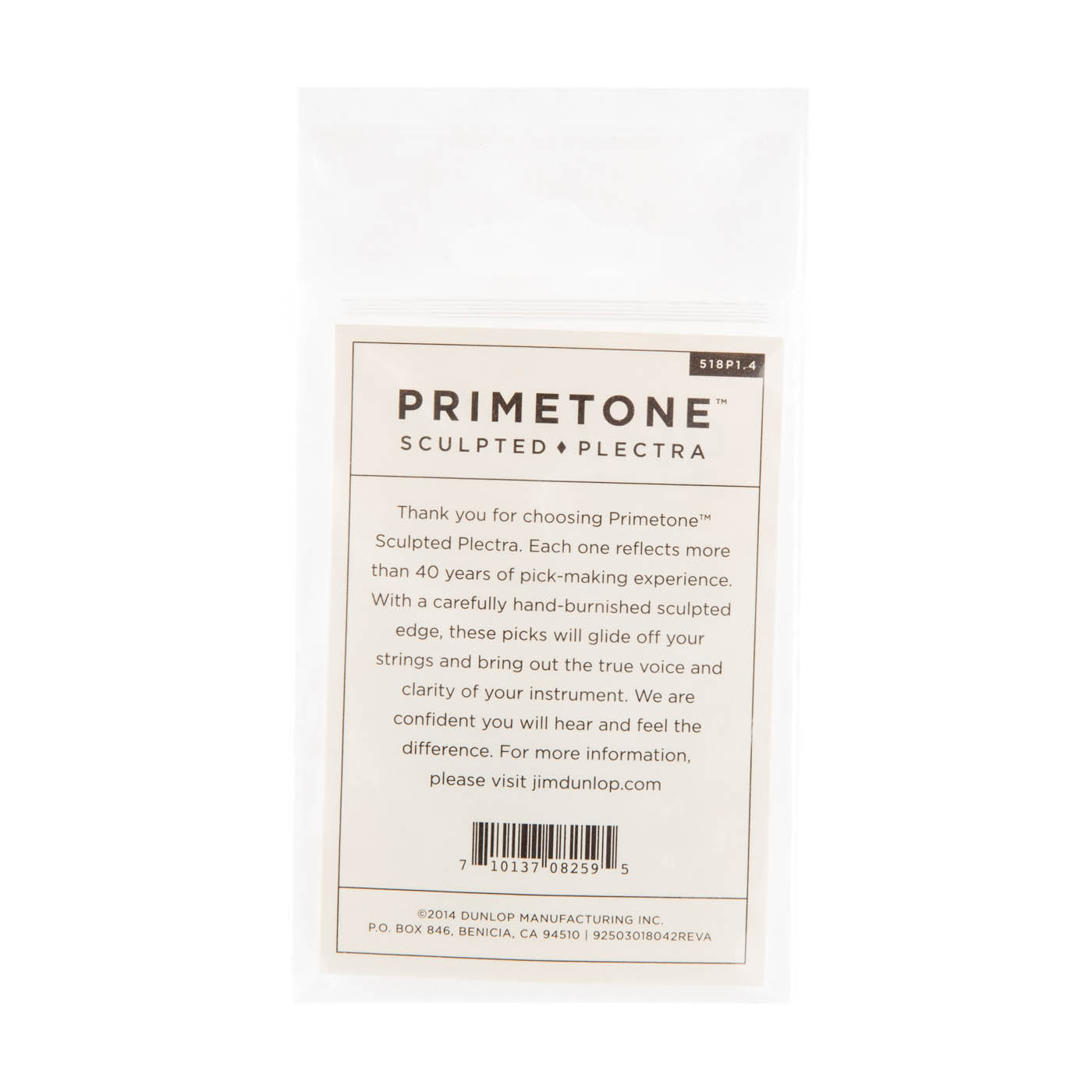 Dunlop JPP714 - Primetone Jazz III 1.4mm Picks 3pk-Sky Music