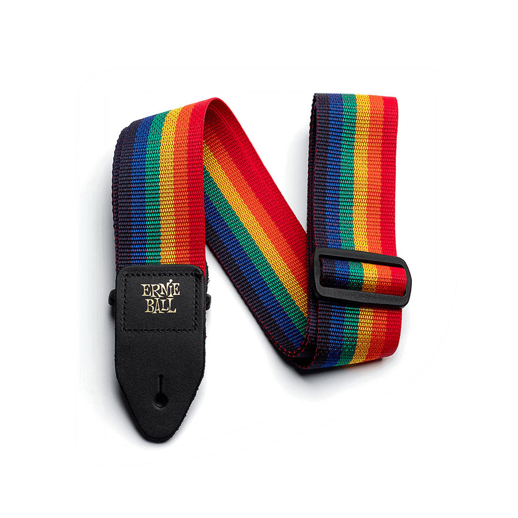 Ernie Ball E4044 Polypro Strap - Rainbow-Sky Music