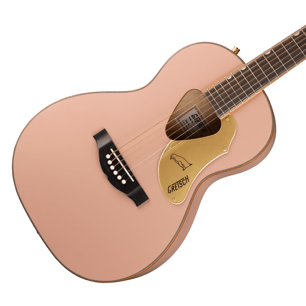 Gretsch G4021E Rancher Penguin Parlour Acoustic Electric Shell Pink