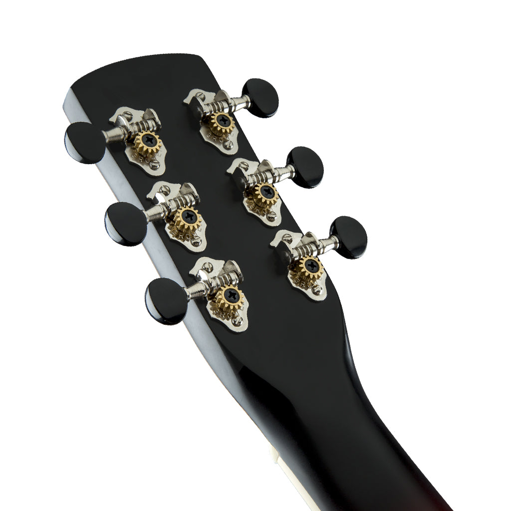 Gretsch G9241 Alligator Biscuit Round Neck Resonator Guitar with Fishman Nashville Pickup 2 Color Sunburst