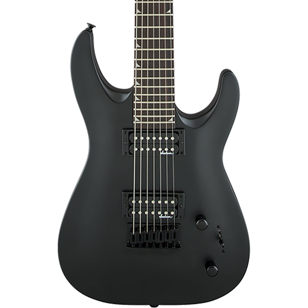Jackson JS22-7 DKA Dinky - Satin Black - Amaranth Fretboard - Hero