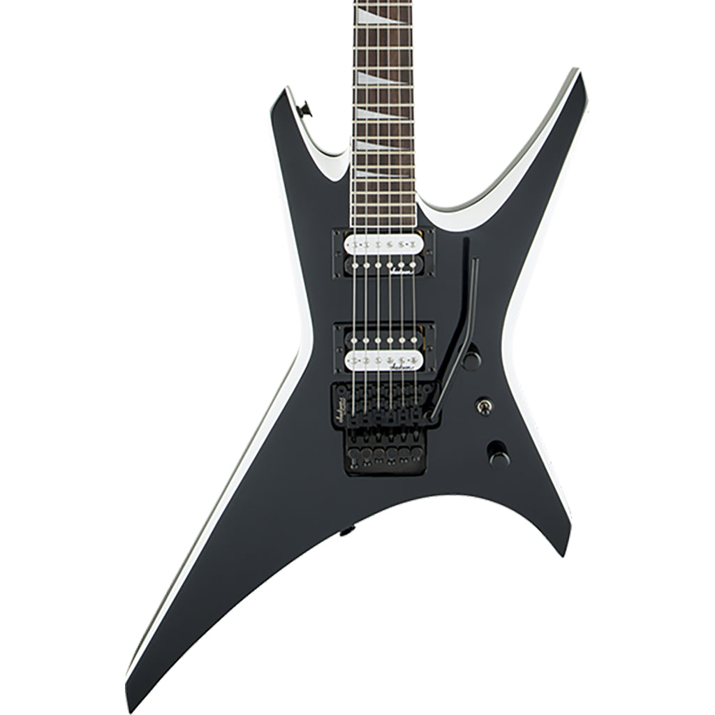Jackson - JS Series Warrior JS32 - Black with White Bevels - Hero
