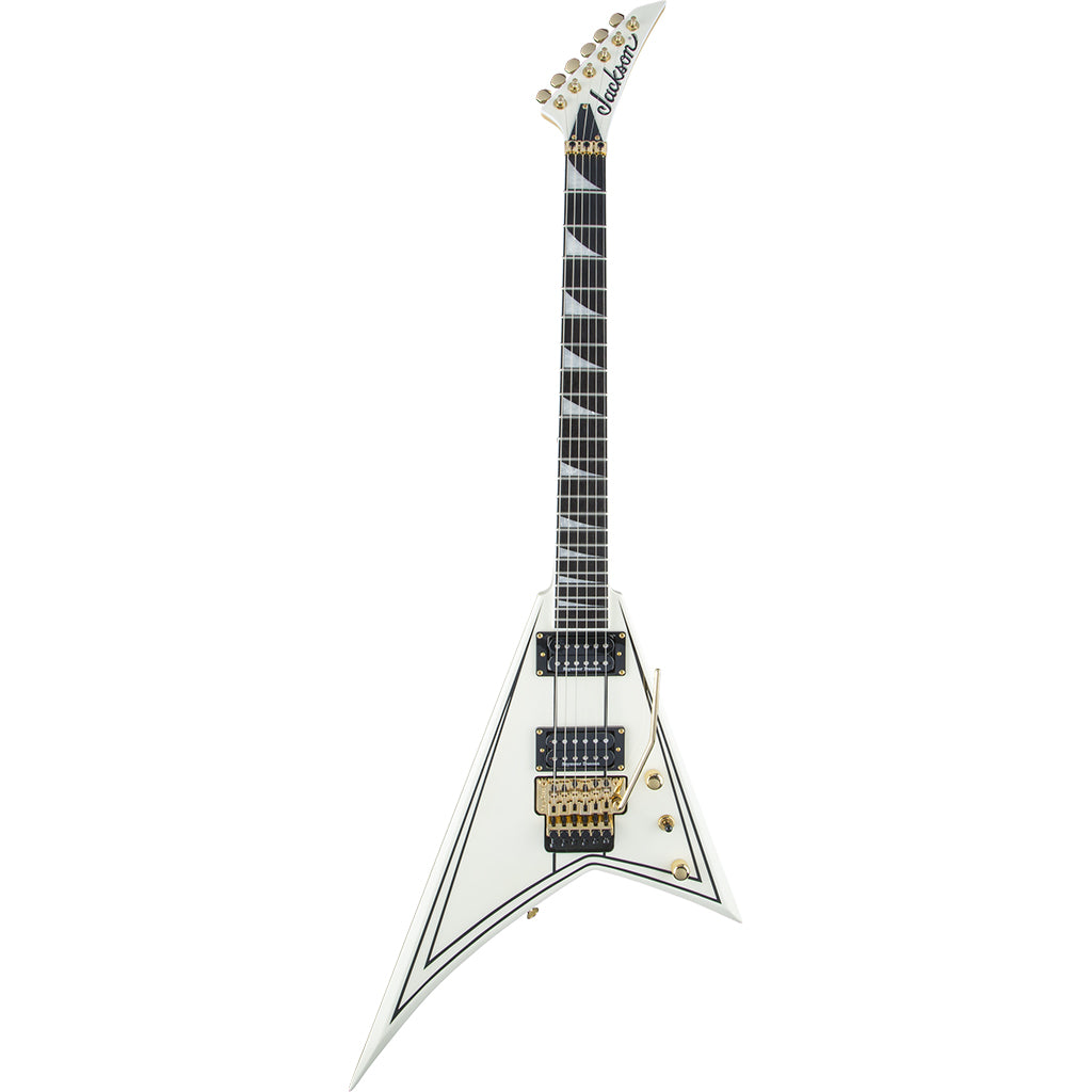 Jackson Pro Series Rhoads RR3 - Ivory With Black Pinstripes - Ebony