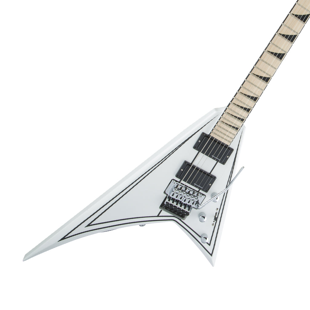 Jackson X Series Rhoads RRX24M Maple Fingerboard Snow White with Black Pinstripes