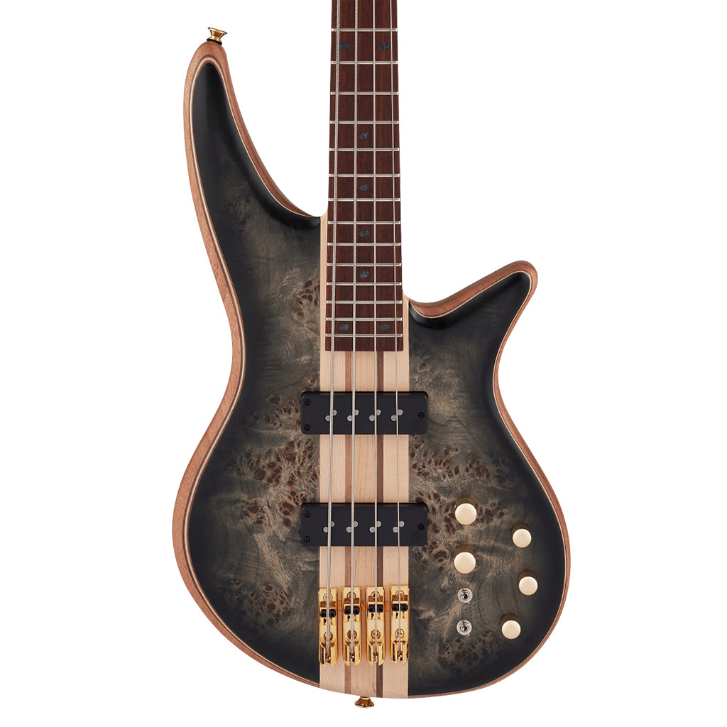 Jackson Pro Series Spectra Bass SBP IV Caramelized Jatoba Fingerboard Transparent Black Burst