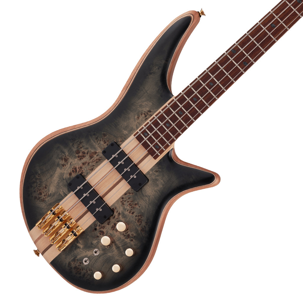 Jackson Pro Series Spectra Bass SBP IV Caramelized Jatoba Fingerboard Transparent Black Burst