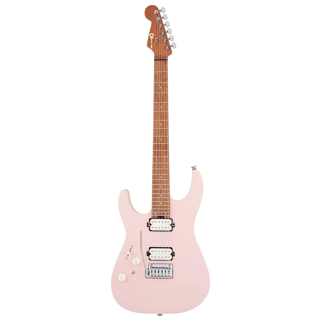 Charvel - Pro-Mod DK24 HH 2PT CM LH - Caramelized Fingerboard - Satin Shell Pink