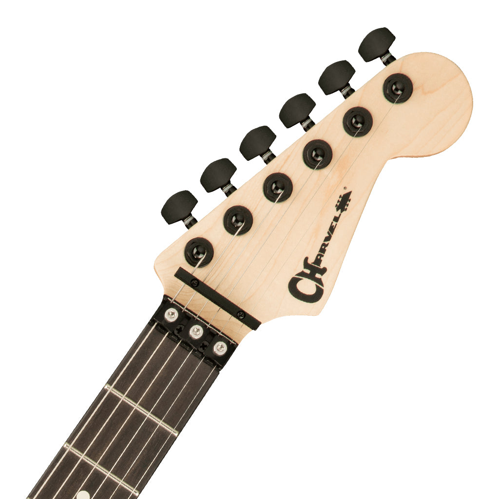 Charvel - Jim Root Signature Pro-Mod San Dimas® Style 1 HH FR E, Ebony Fingerboard - Satin White