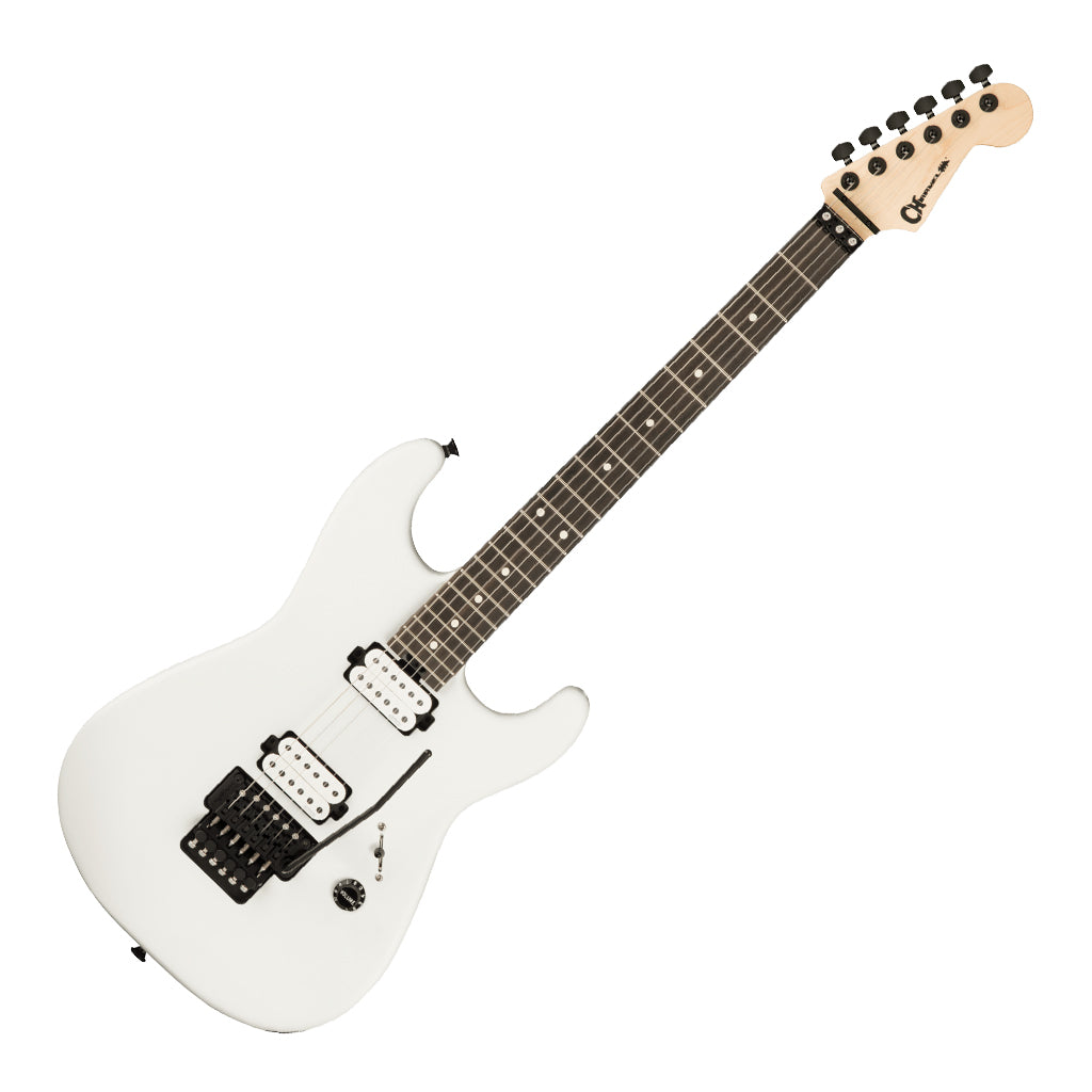Charvel - Jim Root Signature Pro-Mod San Dimas® Style 1 HH FR E, Ebony Fingerboard - Satin White