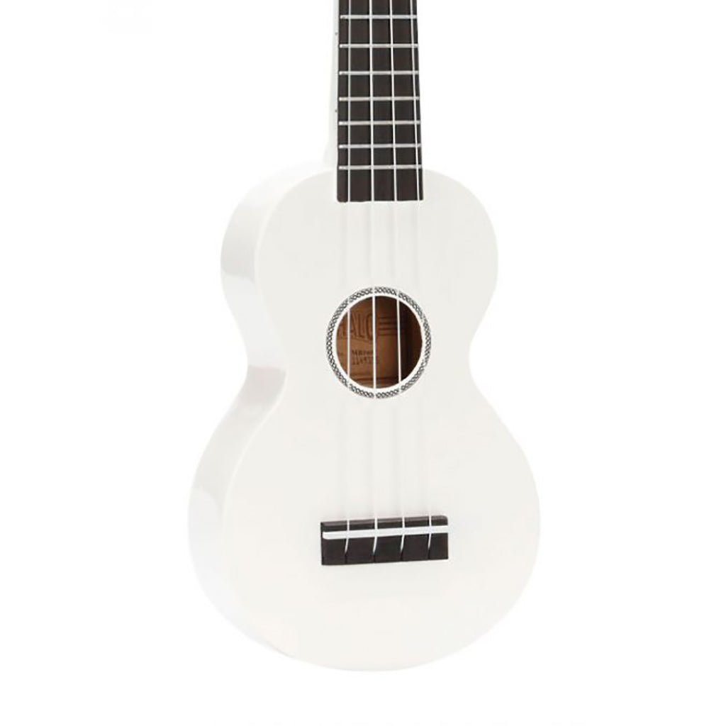 Mahalo Rainbow Soprano Ukulele - White