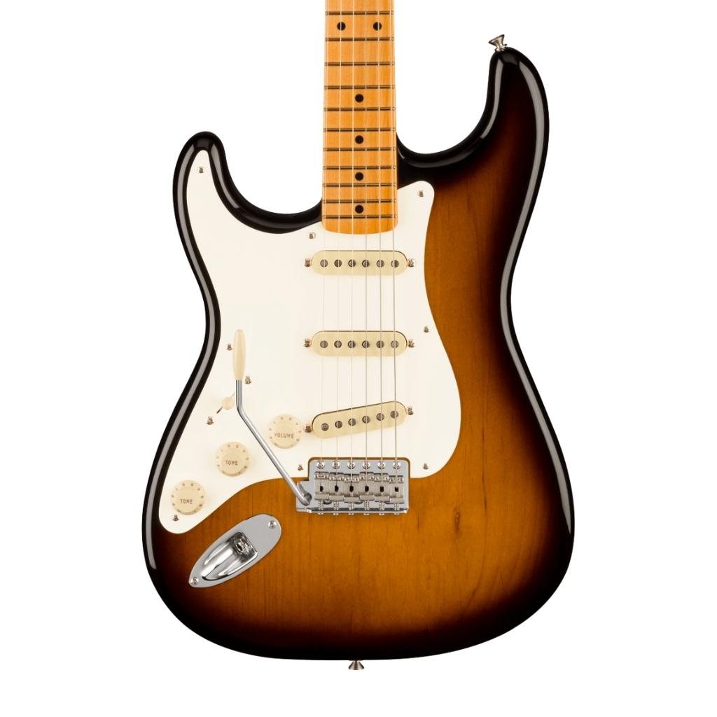 Fender American Vintage II 1957 Stratocaster® Left-Hand, Maple Fingerboard, 2-Color Sunburst-Sky Music