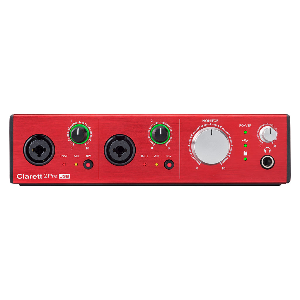 Focusrite Clarrett 2Pre USB 10 in 4 out Audio Interface