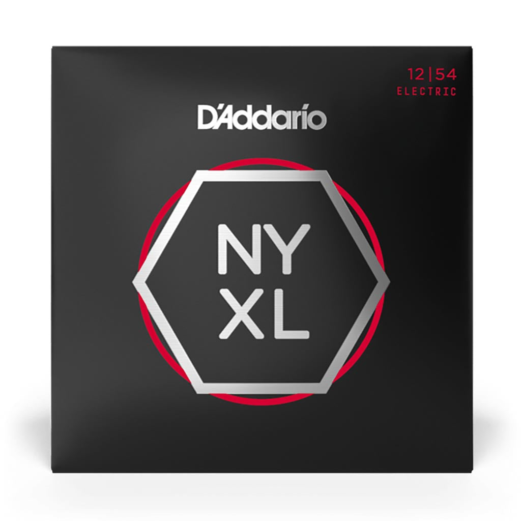 D'Addario - NYXL1254 - NYXL 12-54 Nickel Wound Electric Guitars Strings, Super Light - Electric Guitar Strings