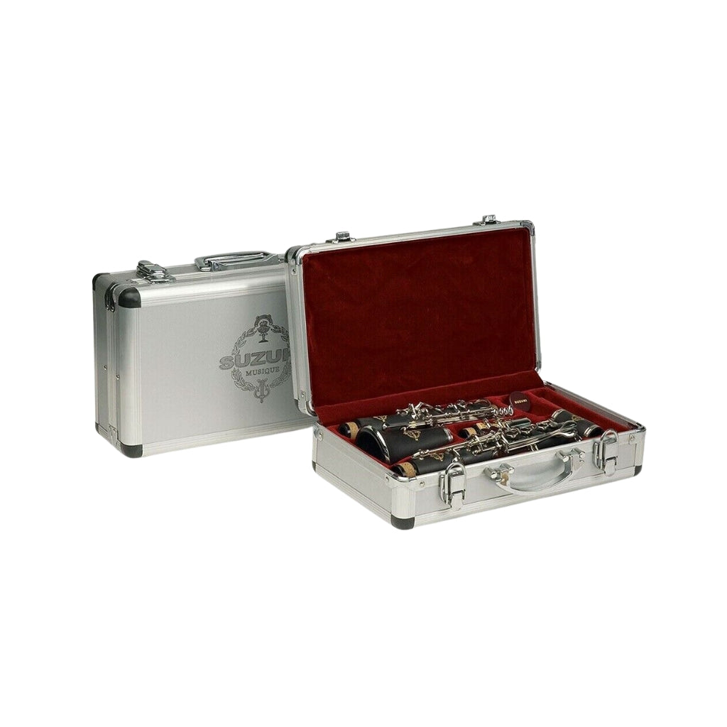 Suzuki - MCC-1 Masterclass Clarinet Entry/Intermediate Level Bb with case - Black