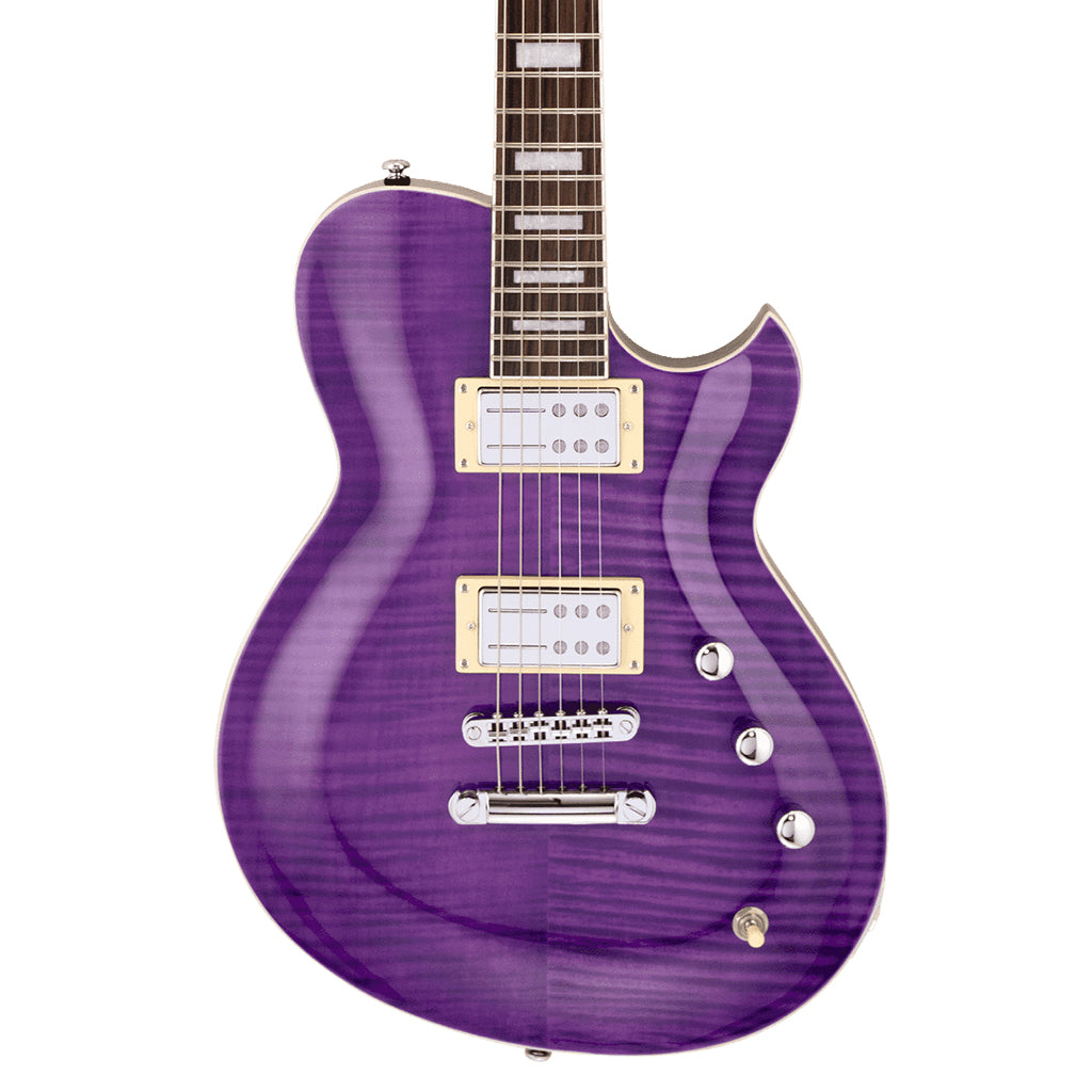 Reverend Roundhouse Transparent Purple Railhammer Pickups