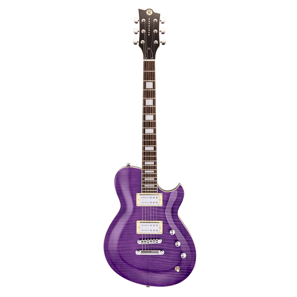 Reverend Roundhouse Transparent Purple Railhammer Pickups
