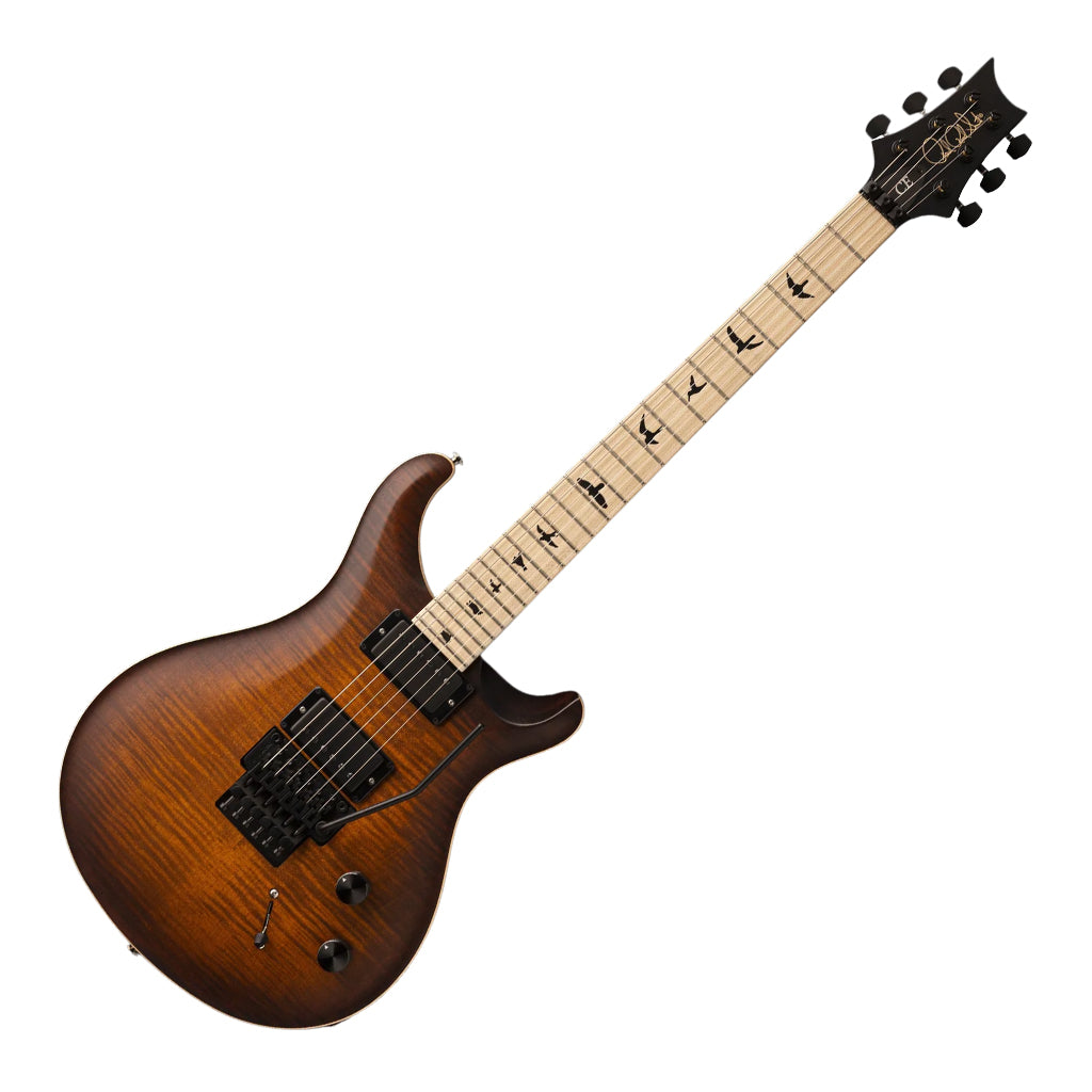 PRS CE24 Dustie Waring Floyd Rose Burnt Amber Wrap Burst