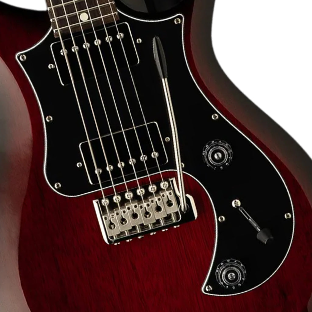 PRS S2 Standard 24 Scarlet Sunburst Dots