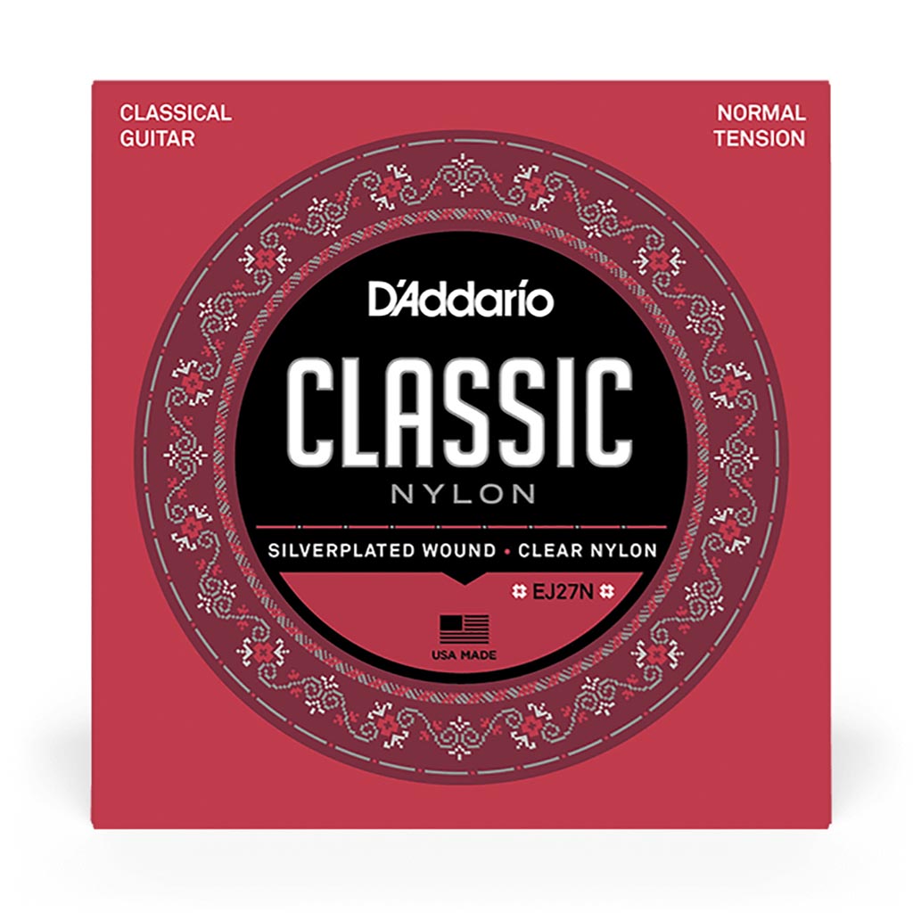 D'Addario - EJ27N - Nylon Normal Tension - Classical Guitar Strings