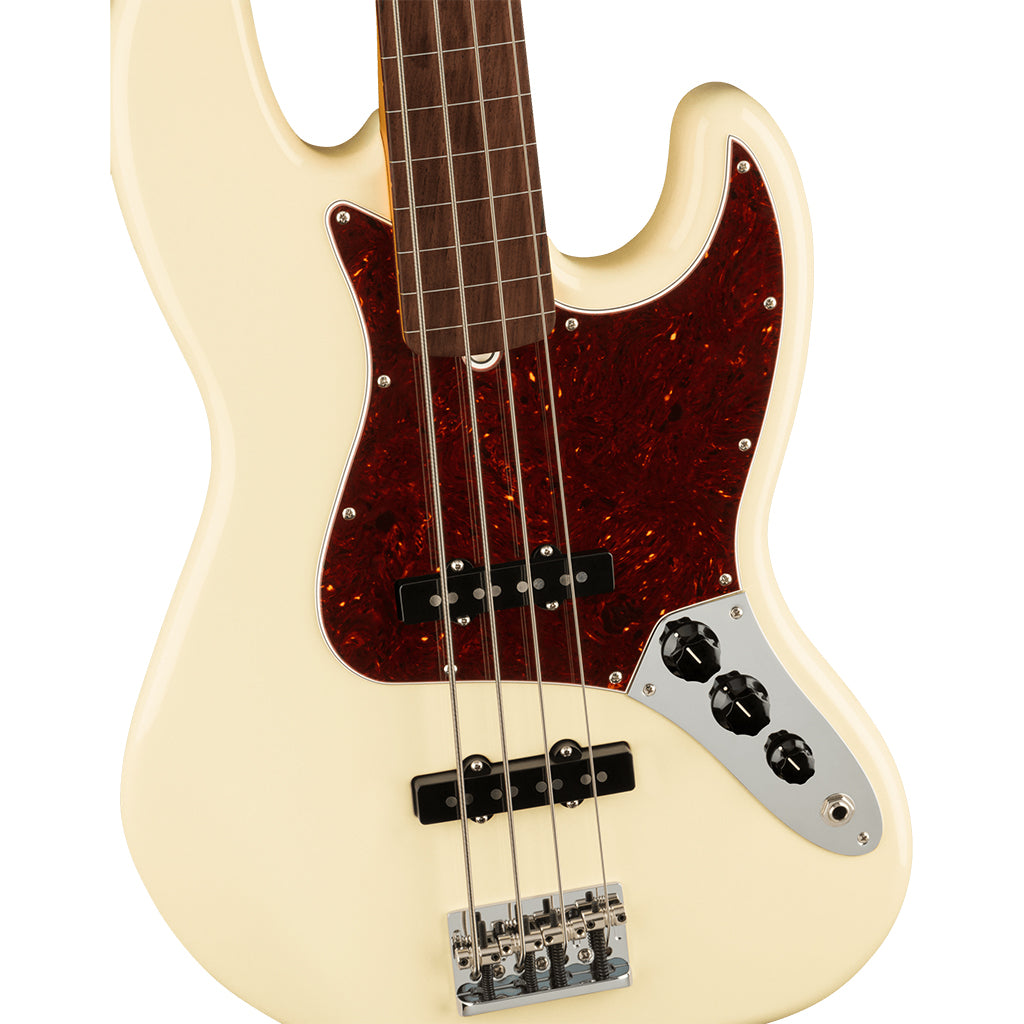Fender - American Professional II Jazz Bass® Fretless - Rosewood Fingerboard - Olympic White