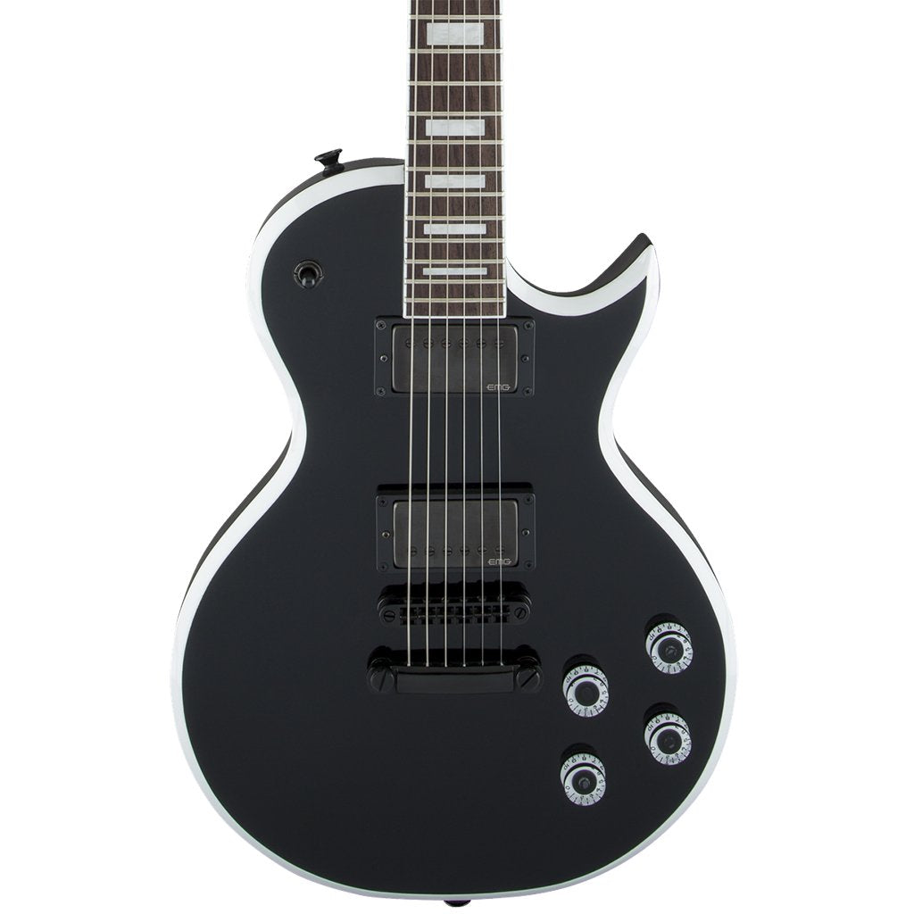 Jackson X Series Signature Marty Friedman Monarkh SC - Black With White Bevels - Laurel Fretboard