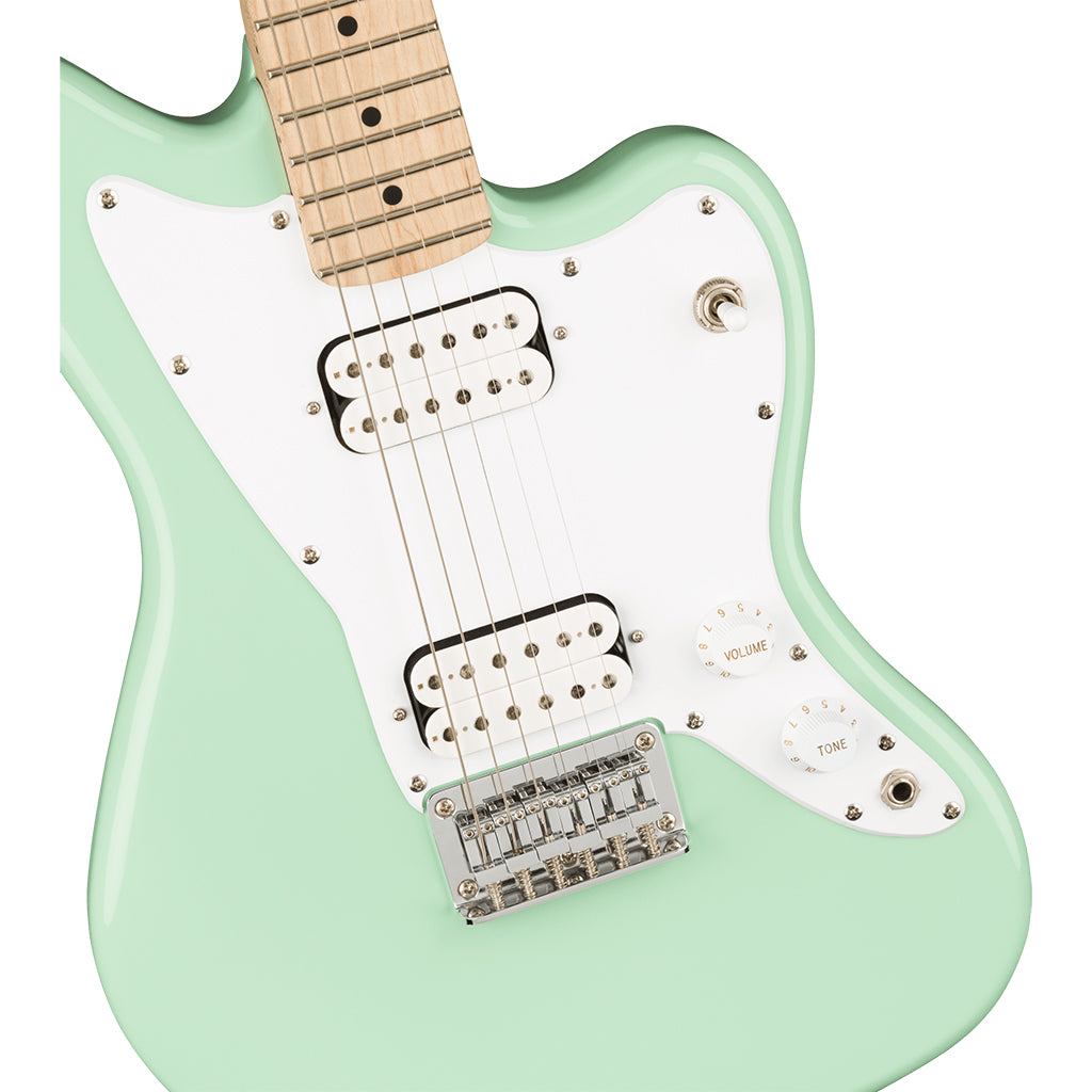 Squier Mini Jazzmaster HH Maple Fingerboard Surf Green