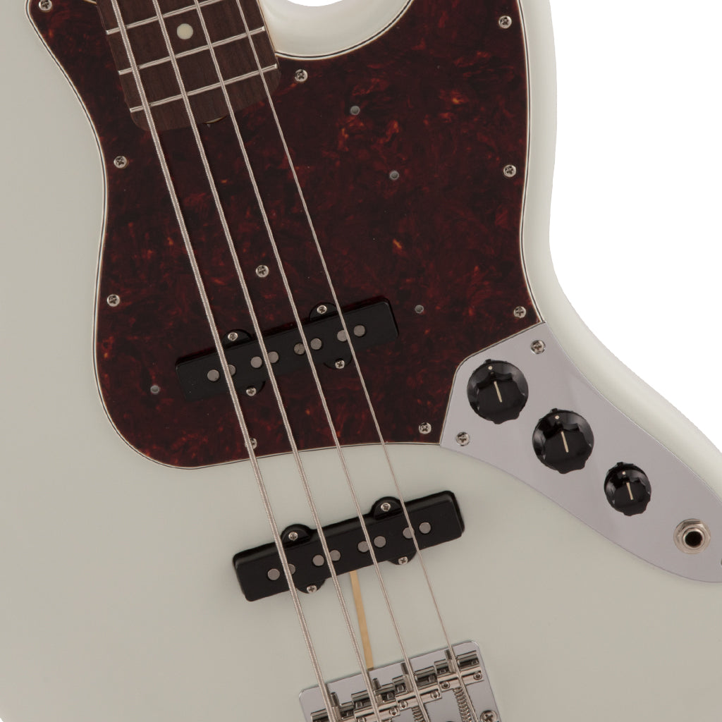 Fender Made in Japan Traditional 60s Jazz Bass Rosewood Fingerboard Olympic White