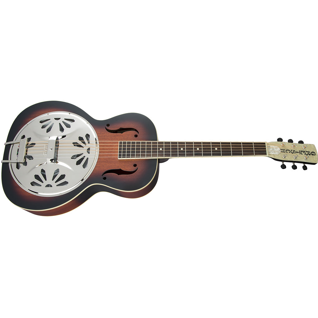 Gretsch - G9220 Bobtail™ Round-Neck A.E., Mahogany Body Spider Cone Resonator Guitar, Fishman® Nashville Resonator Pickup, 2-Color Sunburst