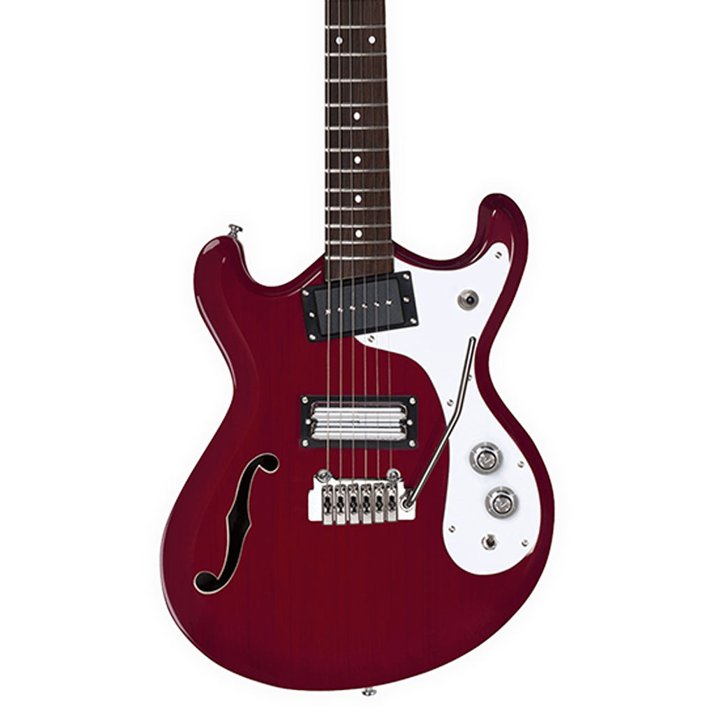 Danelectro '66 Baritone - Transparent Red