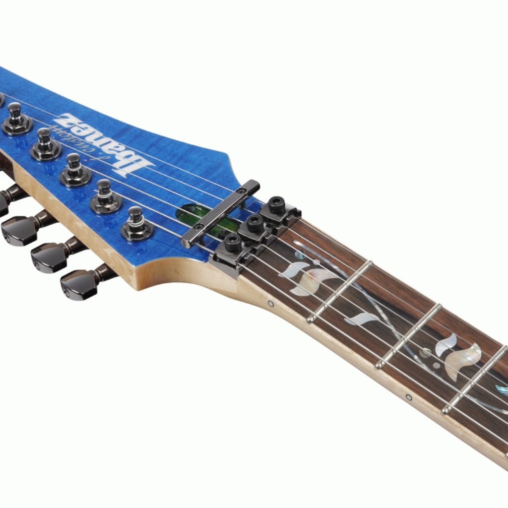 Ibanez - RG8570 j.custom Electric Guitar with Case - Royal Blue Sapphire