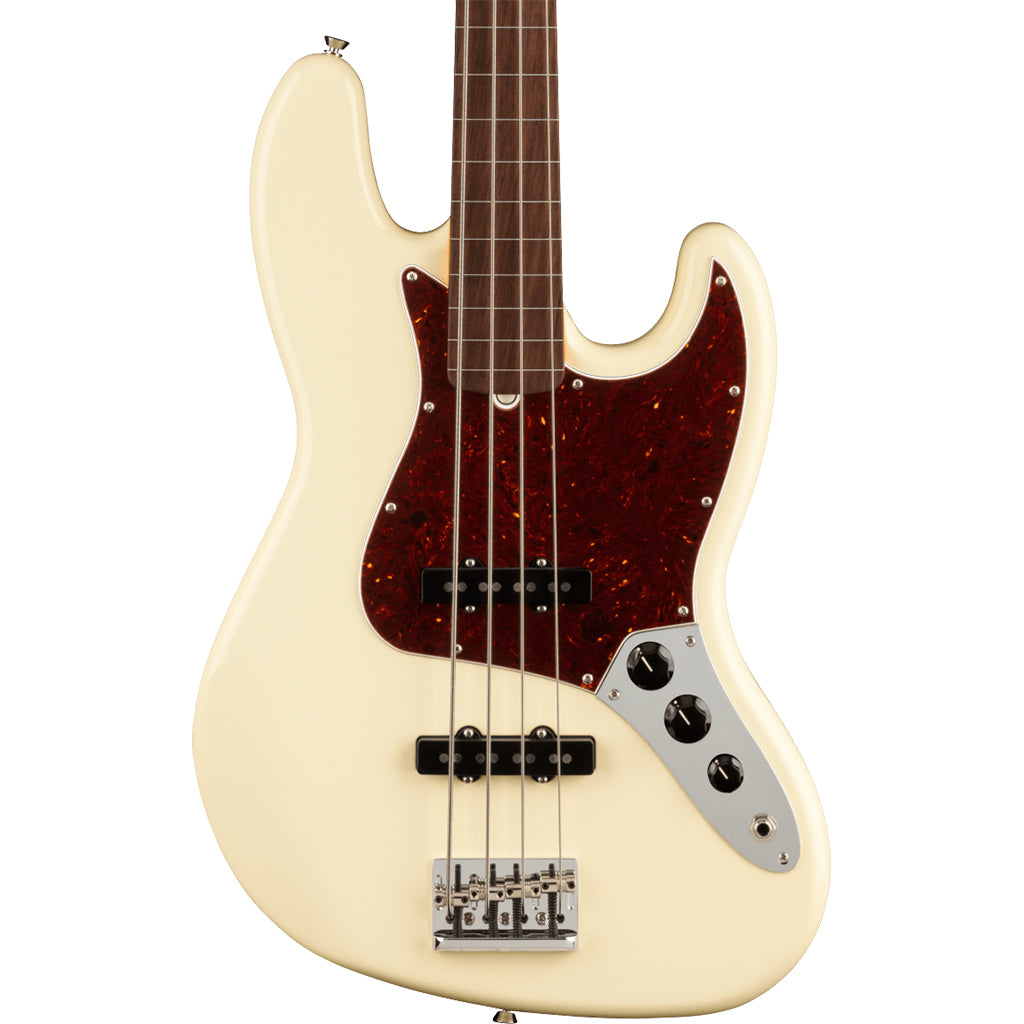 Fender - American Professional II Jazz Bass® Fretless - Rosewood Fingerboard - Olympic White