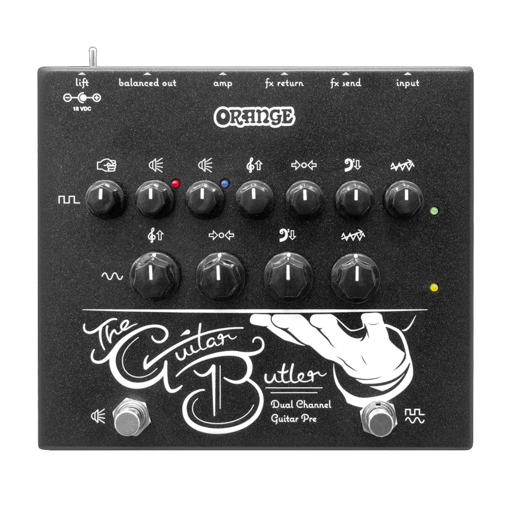 Orange Guitar Butler Dual Channel Guitar Pre Amp Pedal