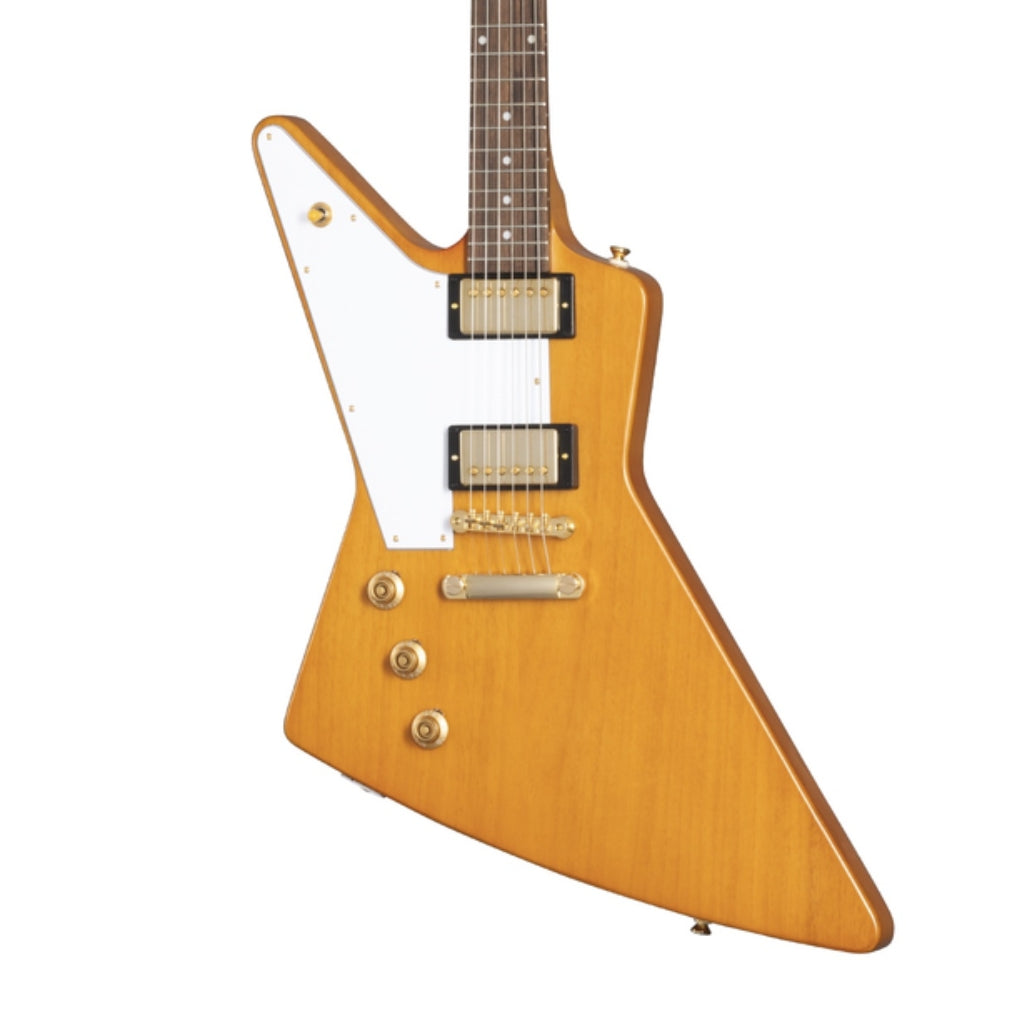 Epiphone - 1958 Korina Explorer Electric Guitar Left Handed - Aged Natural