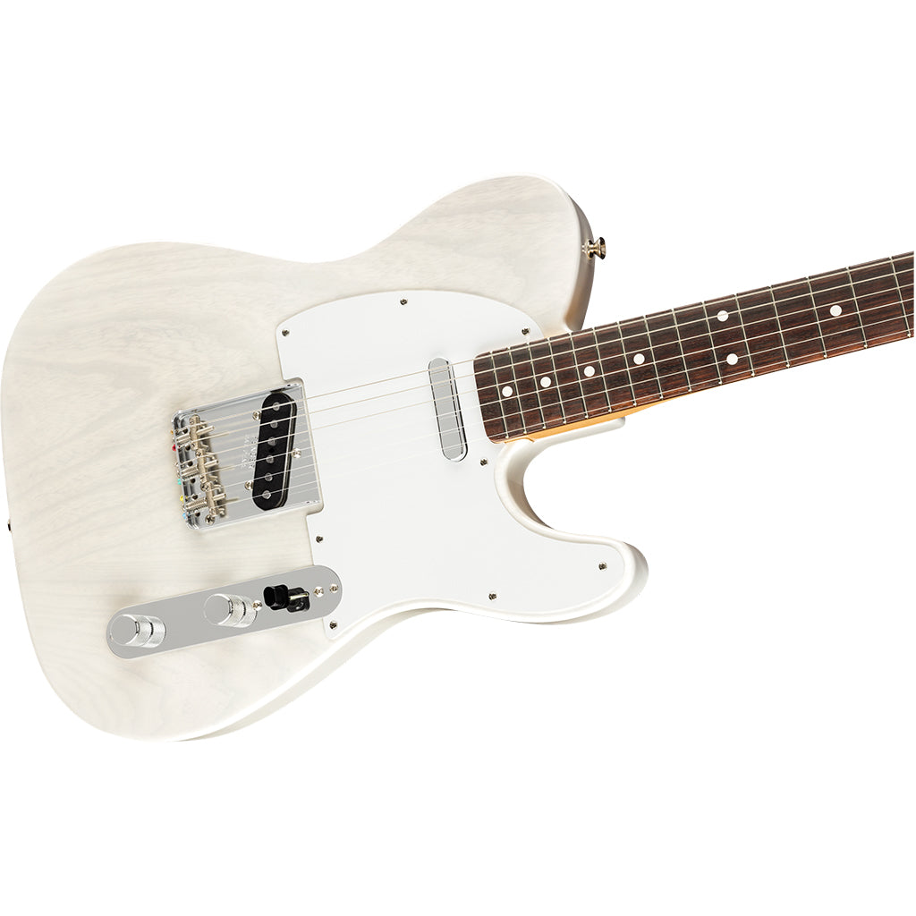 Fender Jimmy Page Mirror Telecaster - White Blonde - Rosewood - Side
