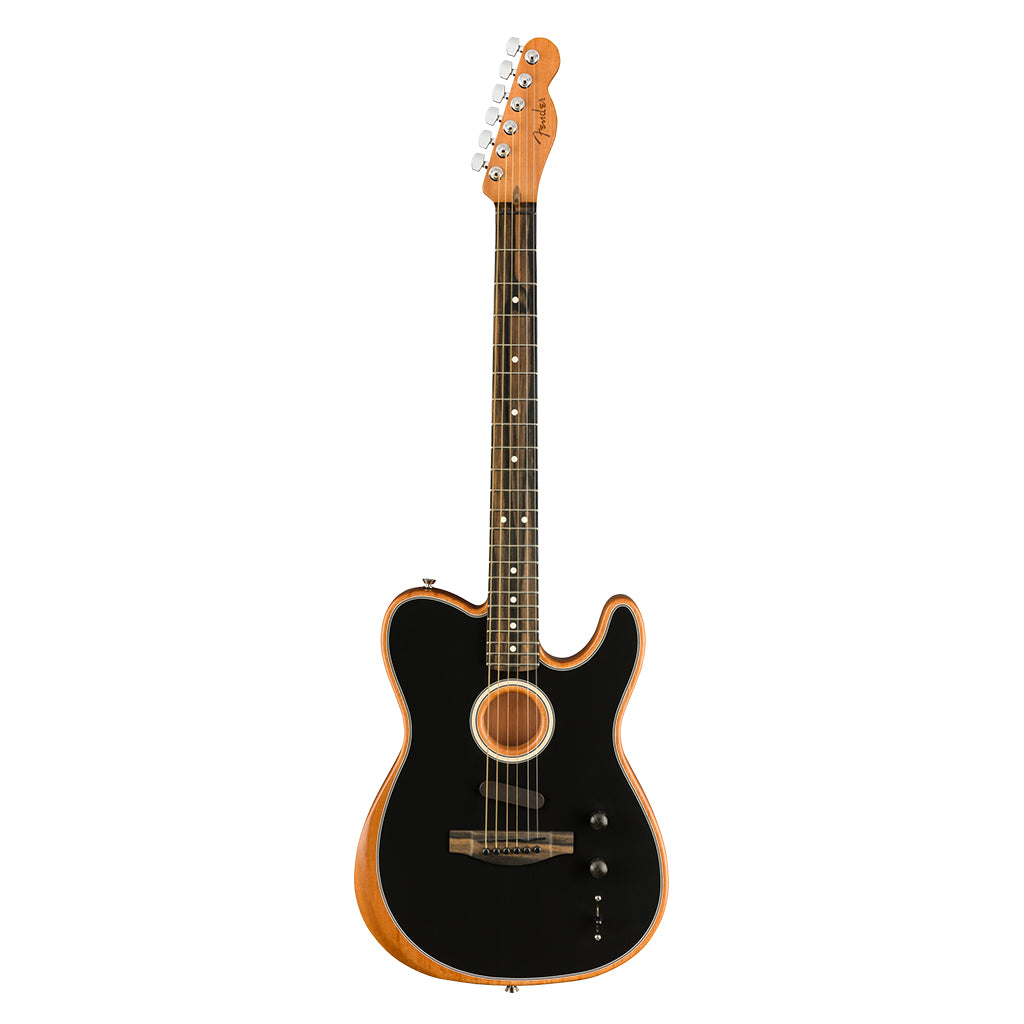 Fender American Acoustasonic Telecaster Ebony Fingerboard Black
