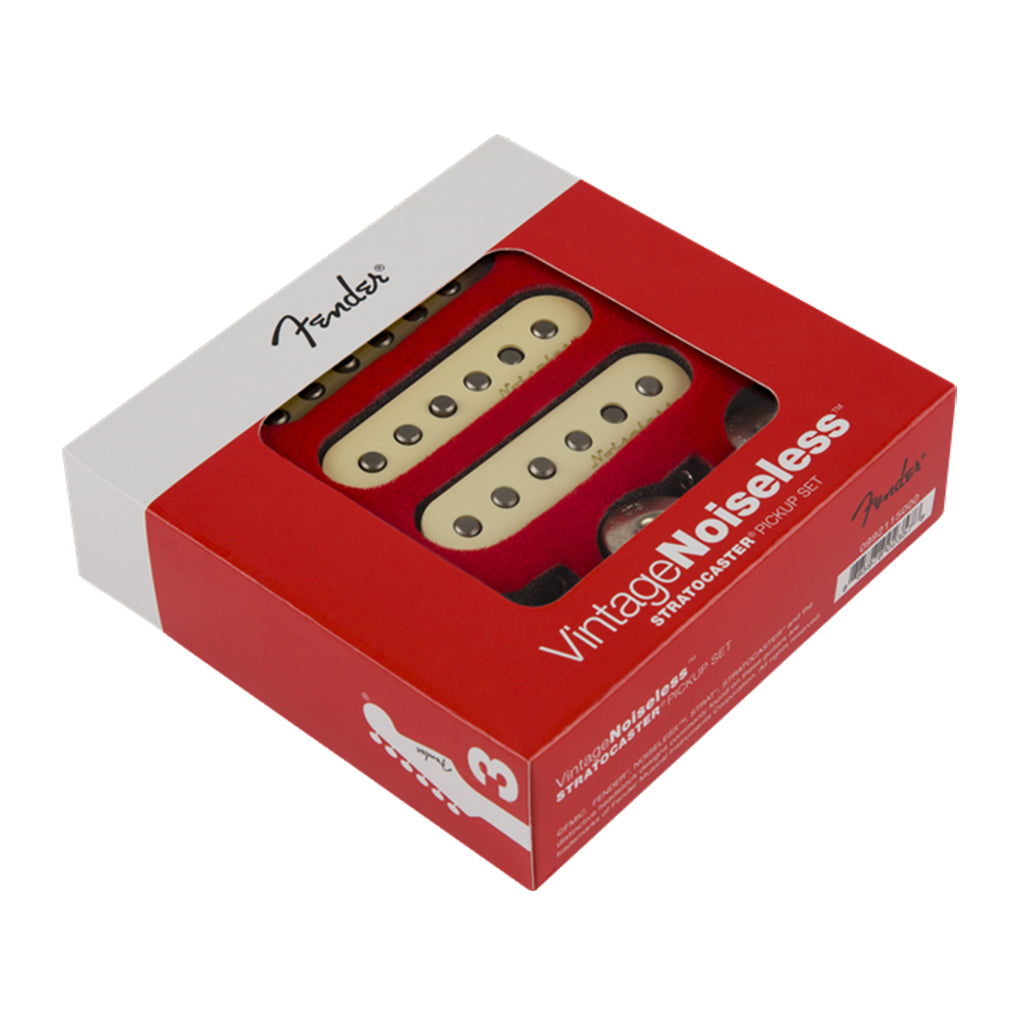 Vintage Noiseless Strat Pickups 3 Aged White