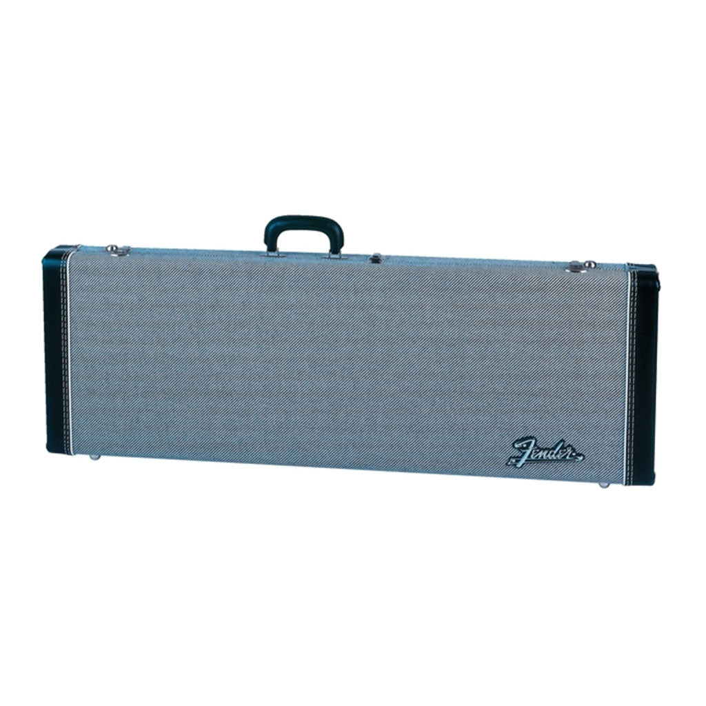 Fender - G&amp;G Deluxe Strat®/Tele® Hardshell Case - Black Tweed with Black Interior