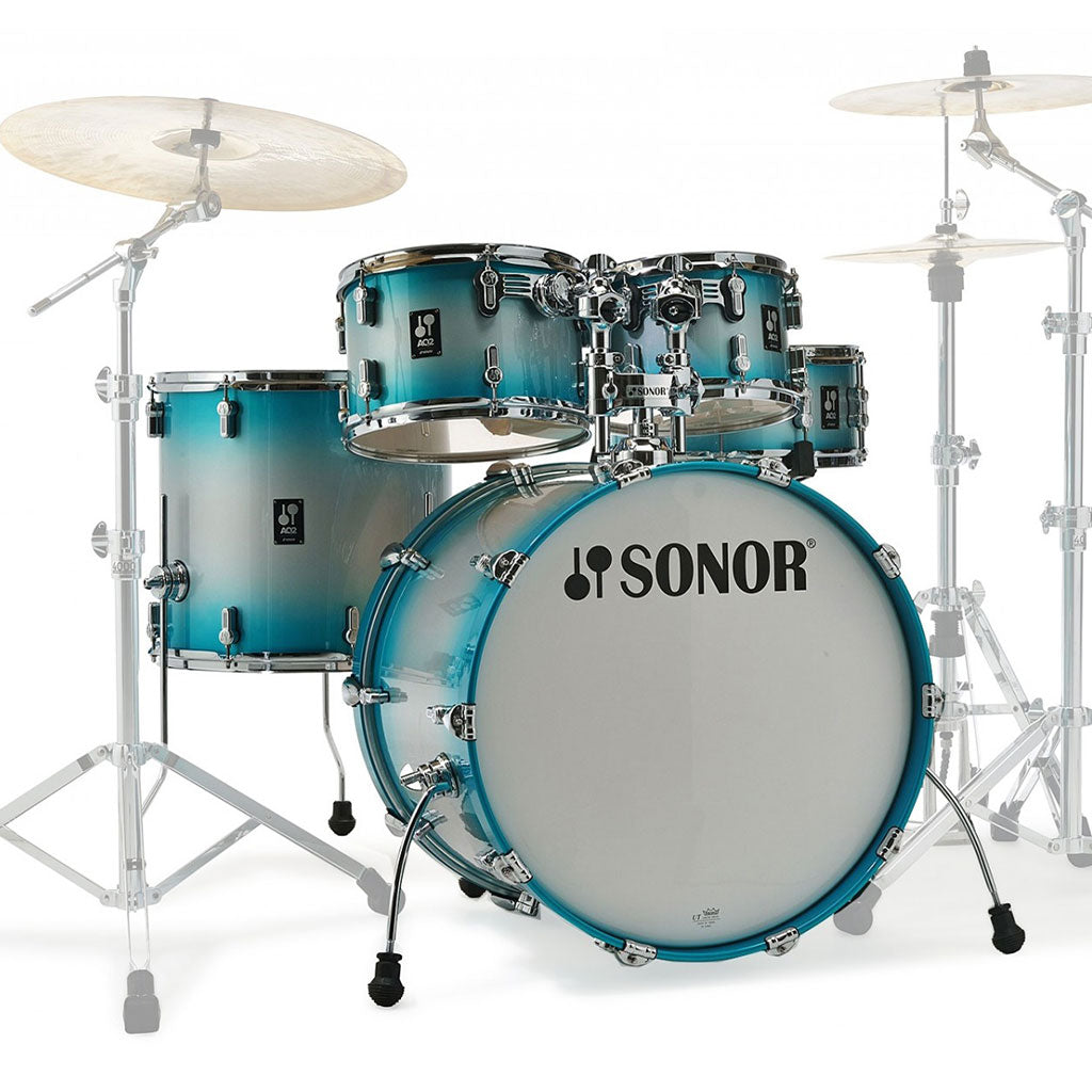 Sonor - AQ2 Series Studio - 5-Piece Shell Pack - Aqua Silver Burst