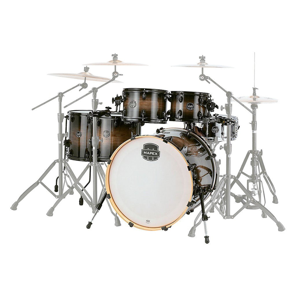 Mapex - Armory - 6 Piece Studioease Fast Shell Pack - Black Dawn w/Black Hardware