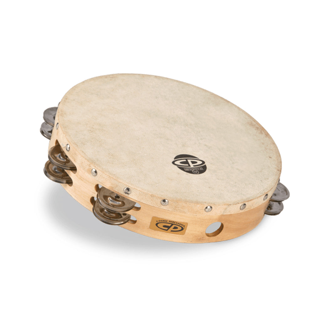 LP - CP - 10" Tambourine With Head Double Row